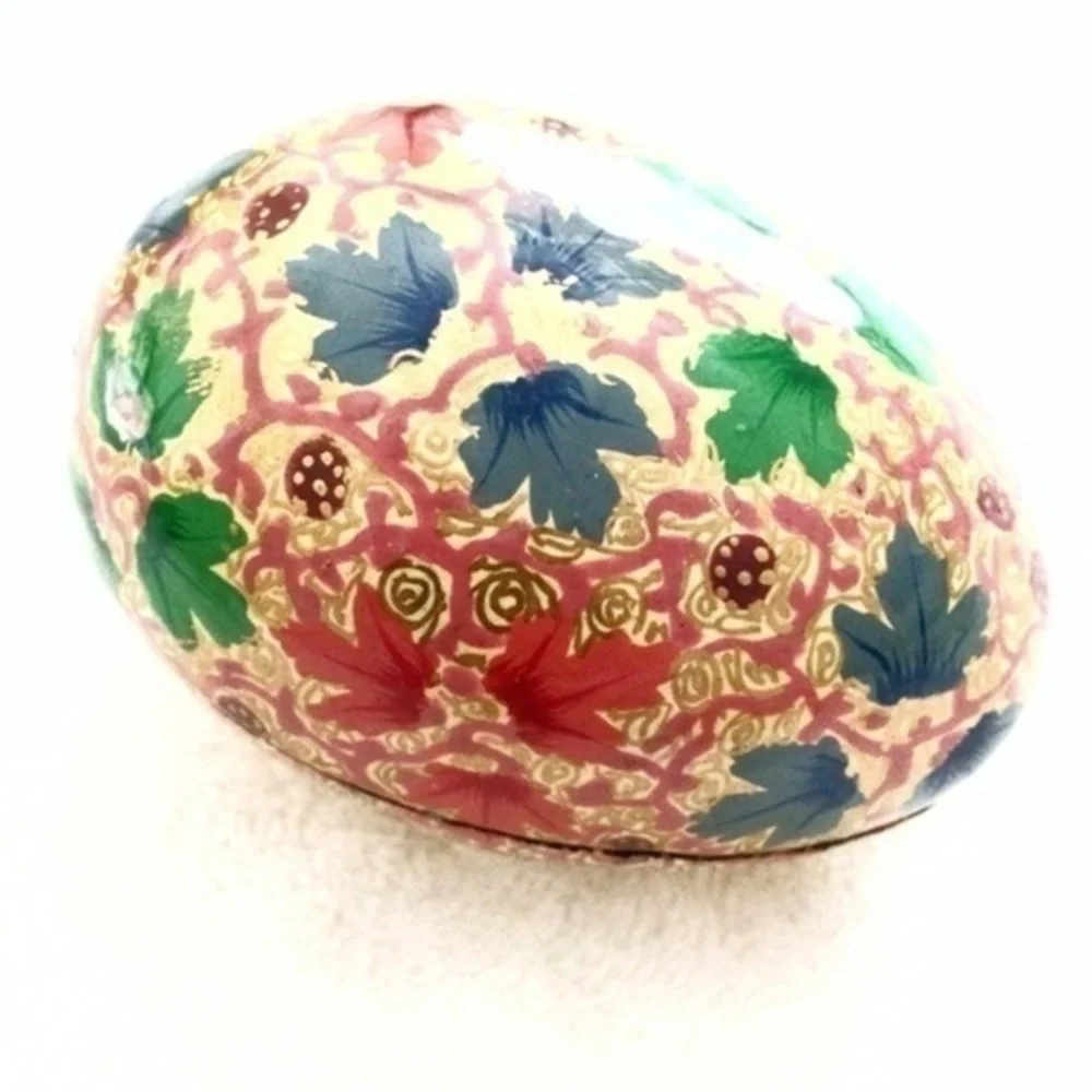 5 for $25! Hand Painted Wooden Egg Jewelry/Trinket Box! - Picture 3 of 4
